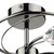 Dar Lighting Dar LUT0667 Luther 6 Light Black Chrome Semi Flush Fitting 