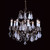 Impex Lighting Impex CP06003/08/AB/C Louvre Crystal 8 Light Chandelier