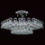 Impex Lighting Impex CE01007/06/CH Crystal Collection Ancona Ceiling Lamp