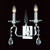 Impex Lighting Impex CPA11806/02/WB/CH Strass Crystal 2 Light Wall Bracket