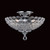 Impex Lighting Impex SC911241/CH Flush Collection 2 Light Chrome Flush