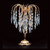 Impex Lighting ImpexST02000/STL/AN Starlite Small Crystal Strass Table Lamp