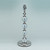 Impex Lighting Impex ST02021/N Starlite Crystal Nickel Table Lamp