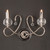 Impex Lighting Impex STH04020/02/WB/N Starlite 2 Light Glass Wall Bracket