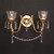Impex Lighting Impex STH03017/02/WB/G Starlite Lead Crystal Wall Bracket