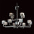 Impex Lighting Impex STH06040/84/N Starlite Optical Glass Cube 12 Light