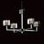Impex Lighting Impex STH06040/04/N Starlite Optical Glass Cube 4 Light
