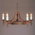 Impex Lighting Impex SMRR01075/A Smithbrook Saxon Aged 5 Light Fitting