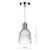 Dar Lighting Dar  MOT6508 Motif 1 Light Clear Glass Easy Fit Pendant 