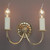 Impex Lighting Impex SMBB00072/PB Brooklands Solar Brass Wall Bracket