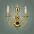 Impex Lighting Impex BF19700/02/WB Solid Cast Brass Beveren Wall Bracket