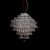 Impex Lighting Impex CFH301171/06/CH Parma 6 Light Crystal Ceiling Pendant