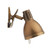 Dar Lighting Dar  OSA4175 Osaka 1 Light Natural Brass Clip On Table Lamp 