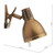 Dar Lighting Dar  OSA4175 Osaka 1 Light Natural Brass Clip On Table Lamp 