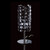 Impex Lighting Impex CFH211151/TL/SMK/CH Veta 1 Light Chrome Table Lamp