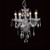 Impex Lighting Impex CF211093/04/CLR Rodeo 4 Light Clear Glass Pendant