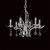 Impex Lighting Impex CF911231/06/CH Turin 6 Light Chrome Ceiling Light
