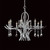 Impex Lighting Impex CF911231/08/CH Turin 8 Light Chrome Ceiling Light