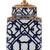 Dar Lighting Dar  MYS4223 Mystic 1 Light Blue And White Ceramic Table Lamp 