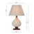 Dar Lighting Dar  LAY4133-X Layer 1 Light Artichoke Design Cream Table Lamp 