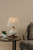 Dar Lighting Dar  LAY4133-X Layer 1 Light Artichoke Design Cream Table Lamp 