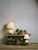 Dar Lighting Dar  LAY4133-X Layer 1 Light Artichoke Design Cream Table Lamp 