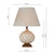 Dar Lighting Dar  LAY4233-X Layer 1 Light Artichoke Design Cream Table Lamp 