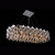 Impex Lighting Impex CF412181/10/OBL/CH Raina 10 Light Chrome Ceiling Pendant