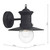 Dar Lighting Dar  SED1522 Sedgewick 1 Light Black Outdoor Iron Wall Bracket 