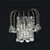 Impex Lighting Impex ST01800/WB/AN Shower 1 Light Antique Nickel Wall Light