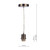 Dar Lighting Dar  SP61 Accessories 1 Light Antique Chrome Suspension Cable 