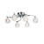 Firstlight 8615CH Maple 6 Light Chrome Flush Ceiling Fitting