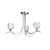 Firstlight 8619CH Blanche 3 Light Chrome Semi Flush Fitting