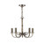 Dar Lighting Dar  MUR0575 Murray 5 Light Antique Brass Ceiling Pendant 