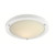 Firstlight 8611WH Rondo LED White Bathroom Flush Fitting