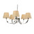 Firstlight 2322PST Fairmont 5 Light Stainless Steel Pendant
