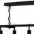 Dar Lighting Dar  ACA0522 Academy 5 Light Black and Glass Box Pendant 