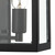 Dar Lighting Dar  ERA0722 Era 1 Light Black Outdoor wall Light 