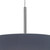 Dar Lighting Dar  ZAR1039 Zaragoza 3 Light Micro Pleat Grey Ceiling Pendant 