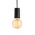 Firstlight 5927BK Berkeley 1 Light Black Ceiling Pendant