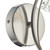 Dar Lighting Dar  LUT0746 Luther 1 Light Satin Chrome Wall Light 