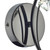 Dar Lighting Dar  LUT0767 Luther 1 Light Black Chrome Wall Light 