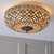 Interiors 1900 64276 Mille Feux Tiffany Flush Fitting