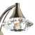 Dar Lighting Dar  LUT0775 Luther 1 Light Antique Brass Wall Light 