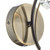 Dar Lighting Dar  LUT0775 Luther 1 Light Antique Brass Wall Light 