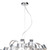 Dar Lighting Dar  RAW1250 Rawley 12 Light Aluminium Ceiling Pendant 