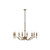 Interiors 1900 CA1P8B Stanford 8 Light Brass Chandelier