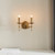 Interiors 1900 CA1W2B Stanford Brass Double Wall Bracket