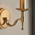 Interiors 1900 CA1W1B Stanford Brass Single Wall Bracket
