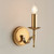 Interiors 1900 CA1W1B Stanford Brass Single Wall Bracket